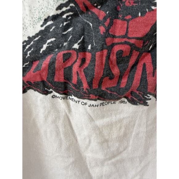 1980 Bob Marley Vintage Band Concert Tee Shirt Women’s Medium Tank - Picture 4 of 7